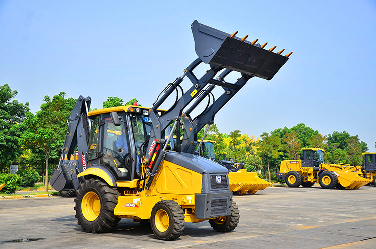 XCMG XC870K 2.5ton new mini wheel backhoe with front end loader and excavator